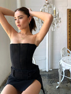 Chiffon Korsettop van Power Mesh – Lotte