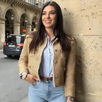 Dames Tweedjas met Gerafelde Rand – Sanne - Mavero