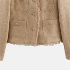 Dames Tweedjas met Gerafelde Rand – Sanne - Mavero