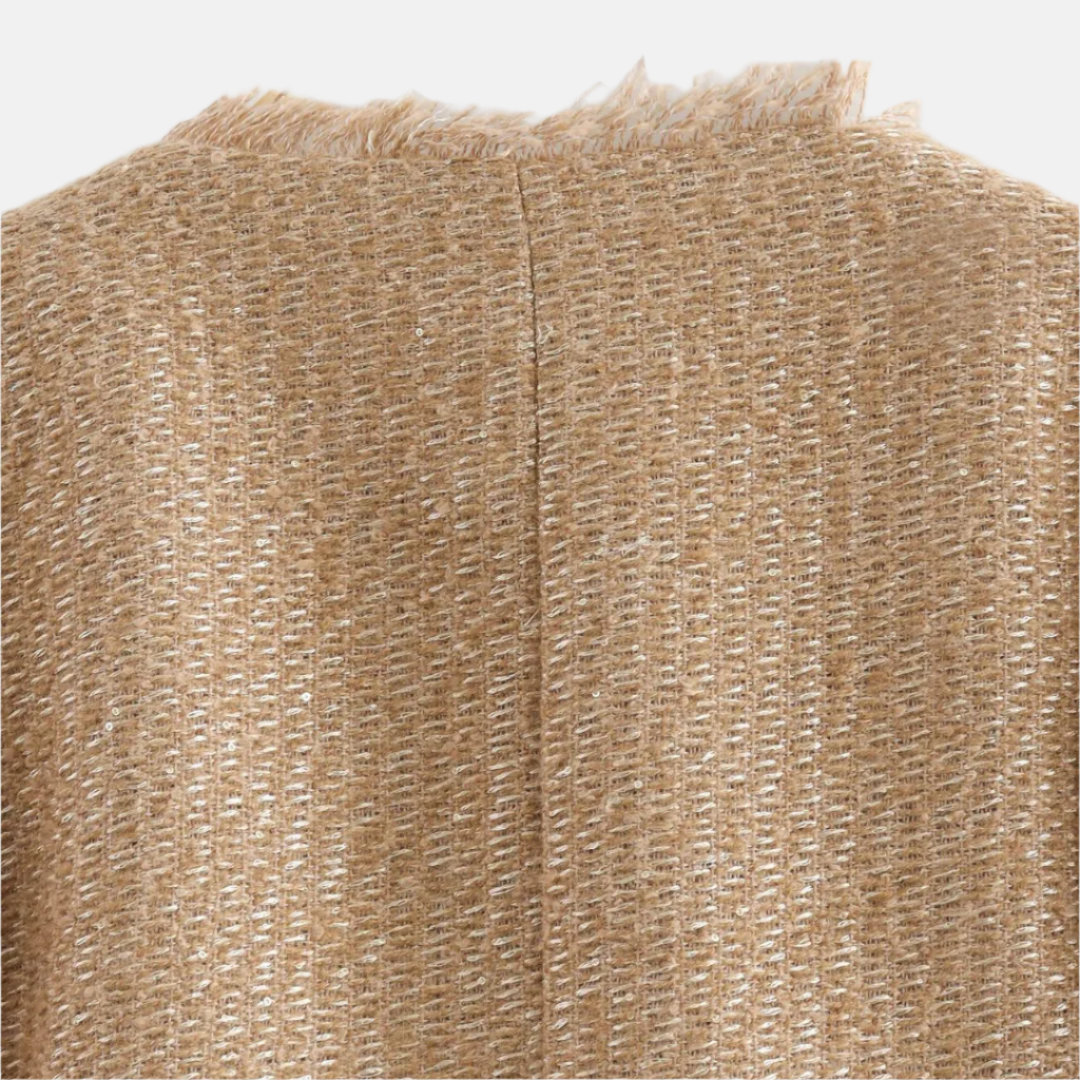 Dames Tweedjas met Gerafelde Rand – Sanne - Mavero