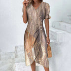 Dames Wikkeljurk met Bloemenprint - Lotte