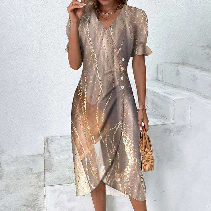 Dames Wikkeljurk met Bloemenprint - Lotte