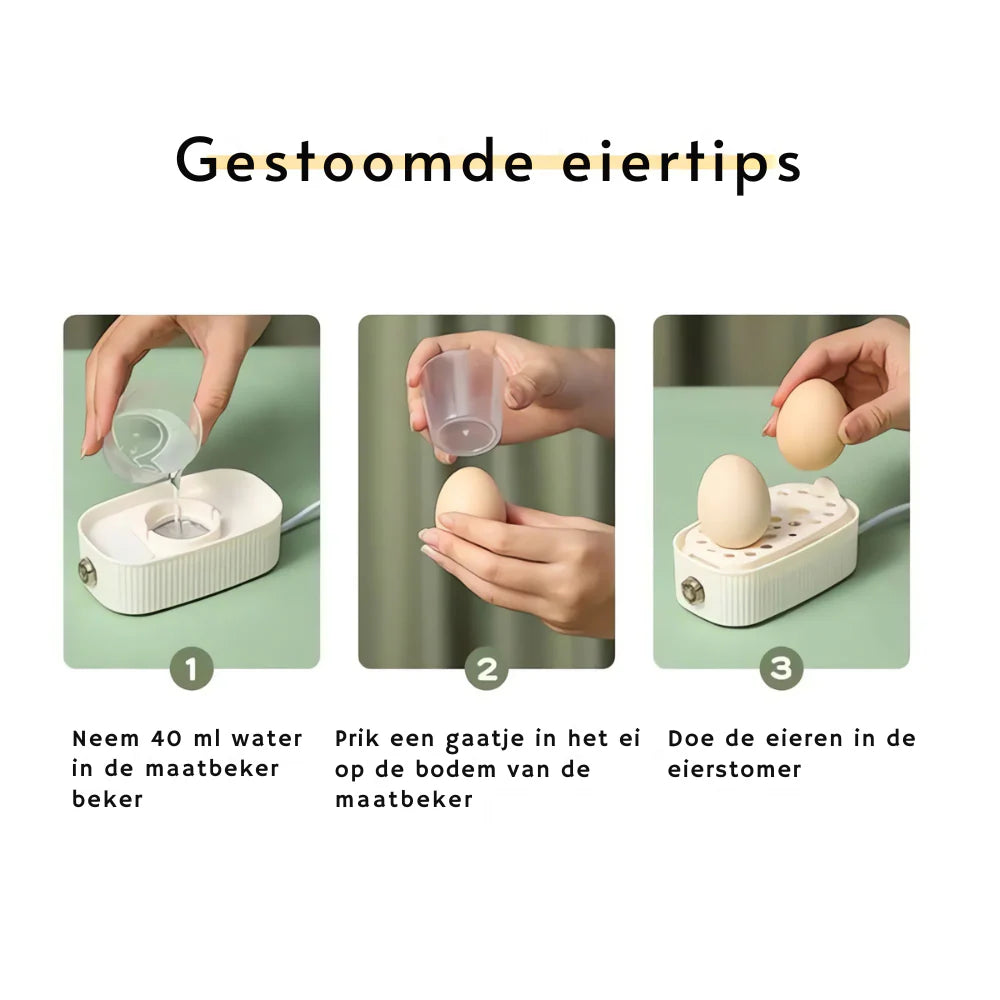 Elektrische Eierkoker Poacher – Perfecte eieren in minuten