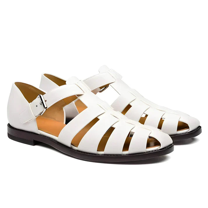 Leren Herensandalen met Antislipzool – Hugo