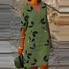 Zomerjurk met Bladerenprint – Marit